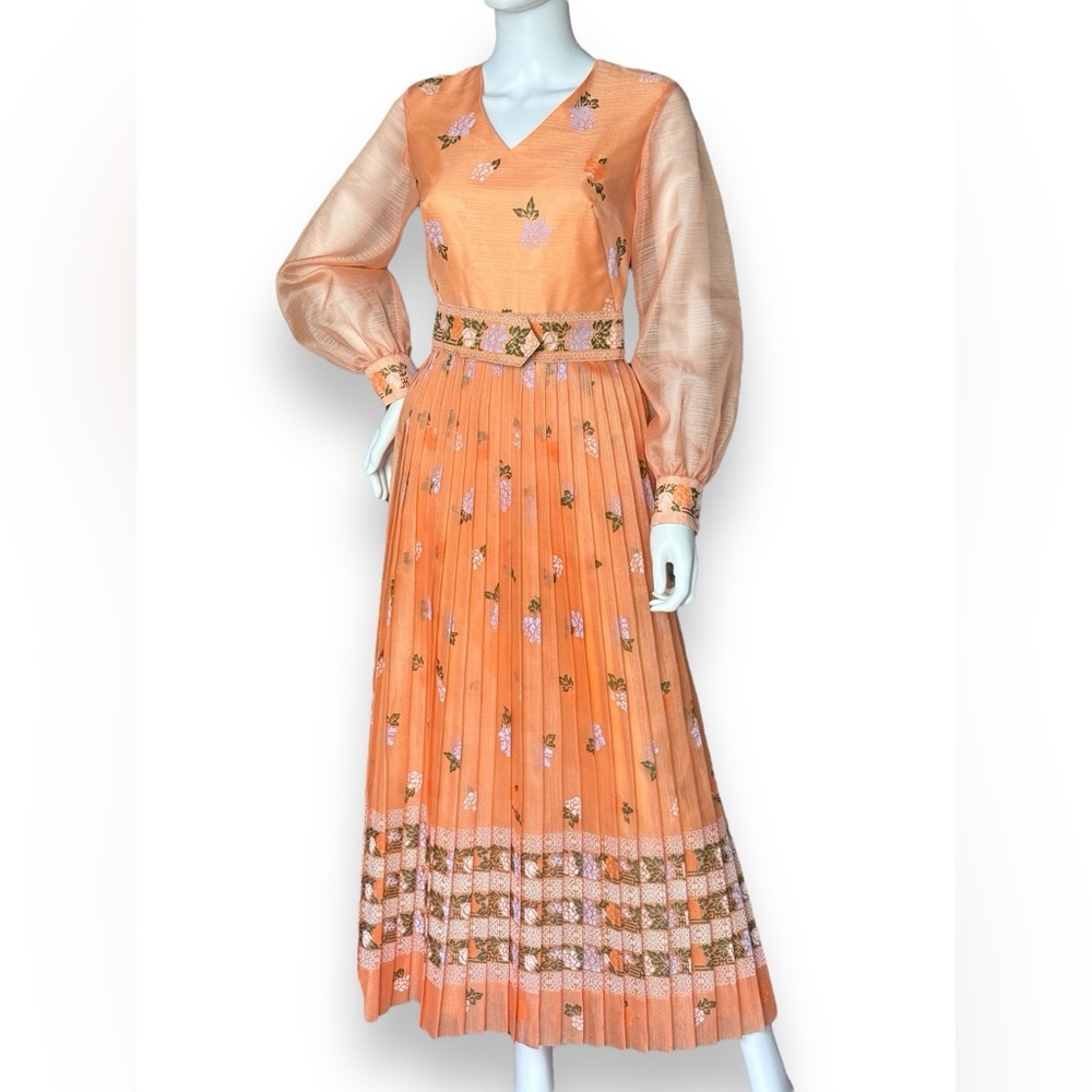 1970s Alfred Shaheen Of Hawaii Hostess Dress